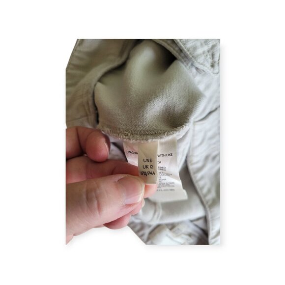 Anthropologie Porter Khaki Cropped Pants 8 - Picture 15 of 16